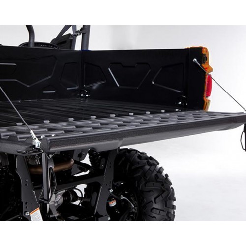 Pallet-sized rear cargo bed