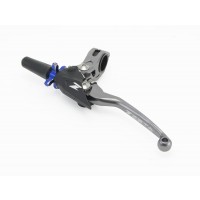 Zeta Pivot Perch Clutch Lever FP 3 Finger Titanium/Blue - Universal