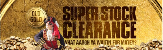 Old Gold Stock Clearance